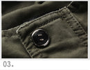 Jaqueta Tática Militar Masculina — Múltiplos Bolsos, Corta-Vento e Resistente