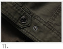 Jaqueta Tática Militar Masculina — Múltiplos Bolsos, Corta-Vento e Resistente