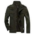 Jaqueta Tática Militar Masculina — Múltiplos Bolsos, Corta-Vento e Resistente