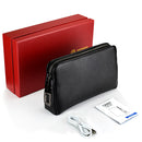 Vezzen PrimeLock – Bolsa Masculina com Fechadura Biométrica em Couro Premium