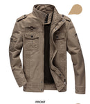 Jaqueta Tática Militar Masculina — Múltiplos Bolsos, Corta-Vento e Resistente