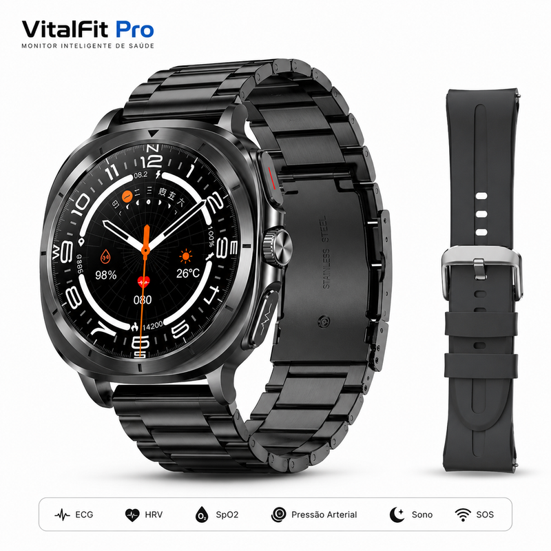 VitalFit Pro - Tecnologia Avançada, Saúde Monitorada e Design Premium
