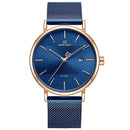 Relógio Masculino em Aço Inoxidável - MeshElegance Pro