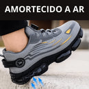 Tênis MaxFlex Pro - Tênis de Segurança Masculino com Botão Rotativo – Proteção contra Impactos e Perfurações, com Conforto Total
