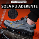 Tênis MaxFlex Pro - Tênis de Segurança Masculino com Botão Rotativo – Proteção contra Impactos e Perfurações, com Conforto Total
