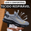 Tênis MaxFlex Pro - Tênis de Segurança Masculino com Botão Rotativo – Proteção contra Impactos e Perfurações, com Conforto Total