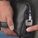 Vezzen PrimeLock – Bolsa Masculina com Fechadura Biométrica em Couro Premium