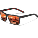 Oculos de sol VShield quadrado polarizado, para homens, armação leve, óculos solares com proteção UV